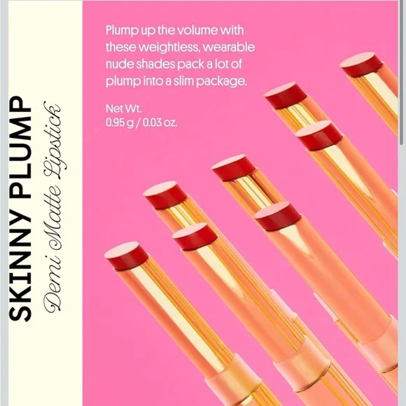 WINKY LUX Skinny Plump Demi-Matte Lipstick - Rose Hotel, NEW - Picture 4 of 10